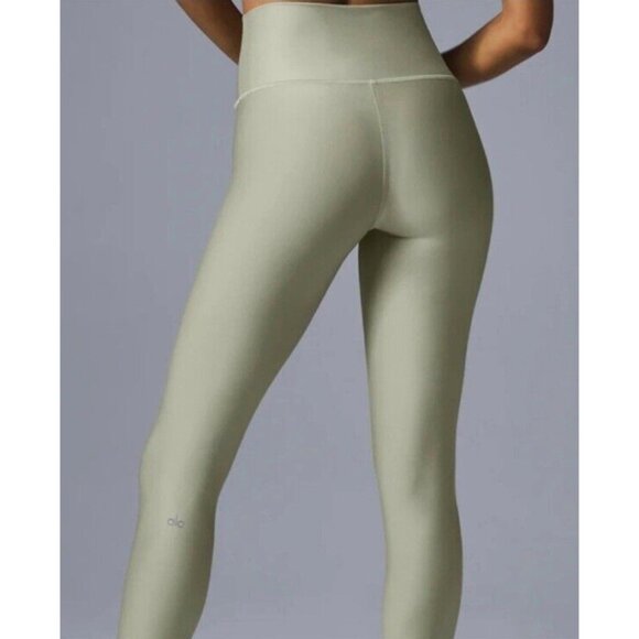Alo High-Waist Airlift Legging Limestone Hi-Rise Waisted Tights Skinny Pants M - Picture 7 of 14